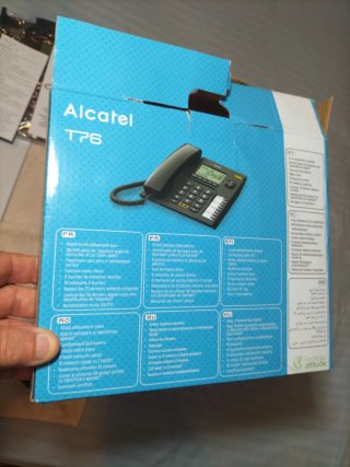 Teléfono de sobremesa Alcatel Negro