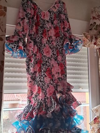 Lote 2 vestidos flamenca volantes