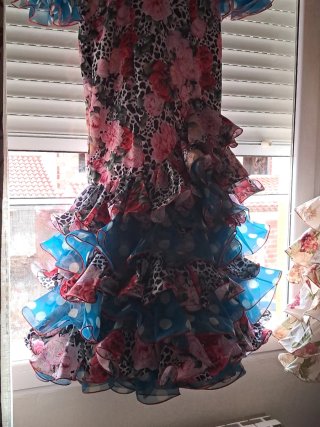Lote 2 vestidos flamenca volantes