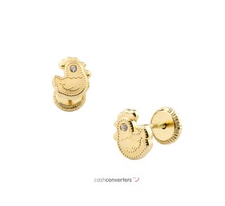 pendientes oro 18k