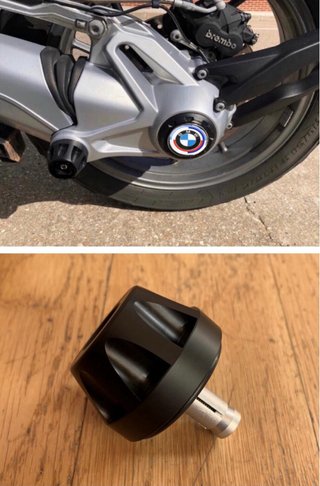 Tope cardán + tapa Aniversario buje motos BMW