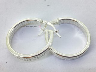 argollas plata 925mm