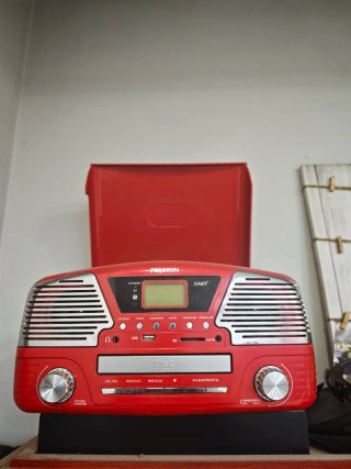 Radio Tocadiscos Prixton Roja