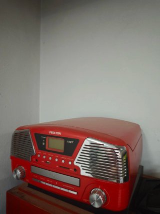 Radio Tocadiscos Prixton Roja