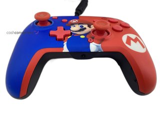 mando pro controller pdp faceoff deluxe+ mario edition