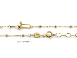 gargantilla oro 18k 22cm