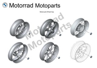 Tope cardán + tapa embellecedor buje motos BMW