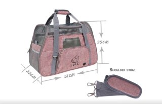 Transportín para avión gato/perro