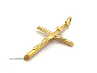 crucifijo oro 18k