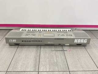 teclado electronico korg is40