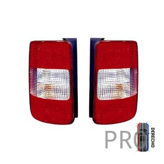 Piloto Trasero Sin Portalámparas Blanco Rojo - Derecho - Volkswagen VW CADDY 1P & 2P (2004-2009)