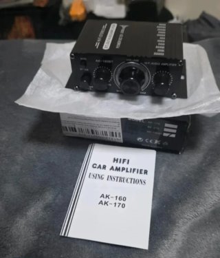 Mini Amplificador AK160BT Bluetooth 20Wx2 + Fuente