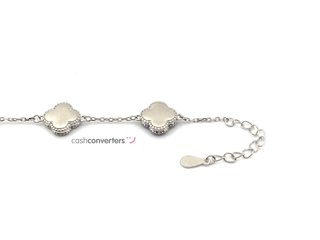 pulsera plata 925mm con piedra con cuarzo