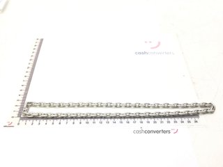 cadena plata 925mm con piedra con circonita 30cm