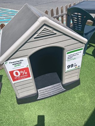 Caseta perro polipropileno Tau 99x95cm