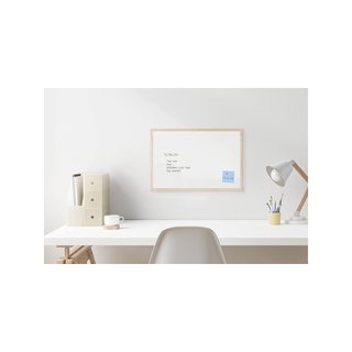 Bi-Office Budget pizarra blanca marco madera 60x40