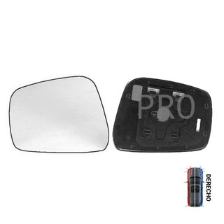 Cristal+Base Convexo - Derecho - Nissan Navara (2007 en adelante)