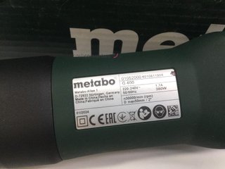 radial metabo g 400