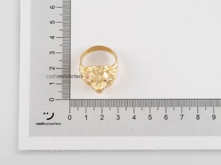 sello oro 18k con piedra con circonita