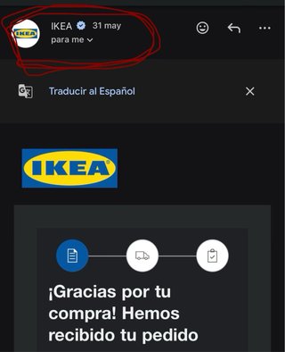 Silla IKEA Negra