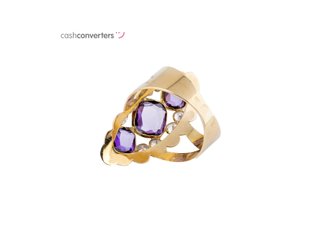 anillo oro 18k con piedra con circonita t. 19 (18,79 mm)