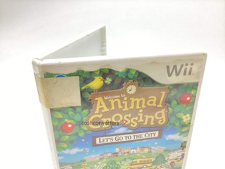 animal crossing lets go to the city wii
