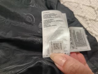 Giubbotto Adidas Nero con Strisce Bianche