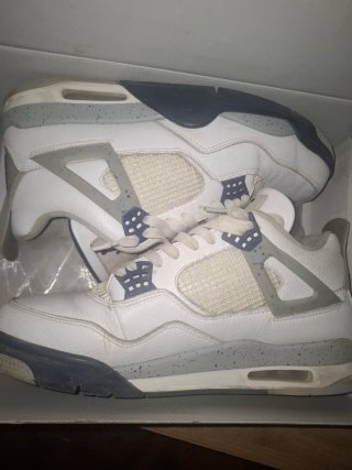 Jordan 4 Blu e Bianco