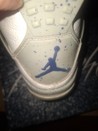 Jordan 4 Blu e Bianco