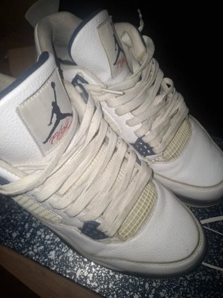 Jordan 4 Blu e Bianco