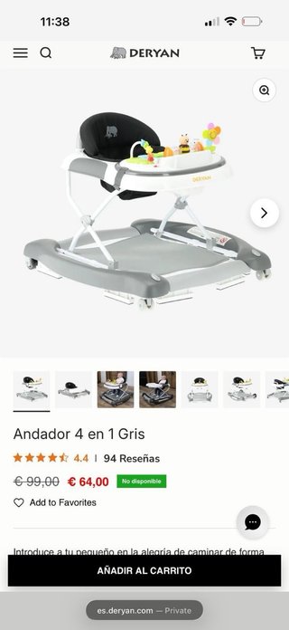 Cuna de bebé con cambiador
