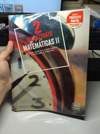 Matemáticas II. 2 Bachillerato Anaya