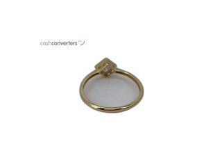 sortija oro 18k con piedra con diamante de laboratorio
