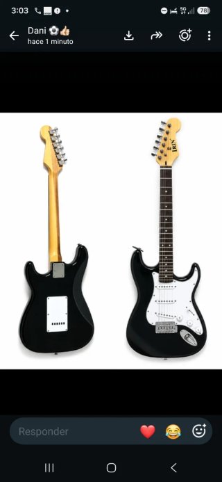 Guitarra Eléctrica IRIN Negra