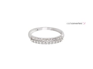 anillo oro 18k con piedra con circonita t. 12 (16,56 mm)