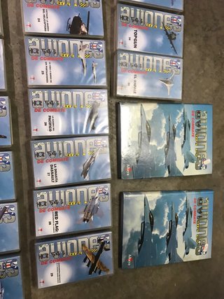 Colección 35 VHS Aviones de Combate + 2 Libros