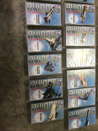 Colección 35 VHS Aviones de Combate + 2 Libros