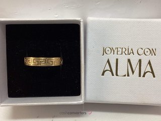 anillo oro 18k
