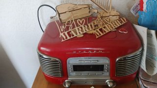 Radio CD TEAC Roja