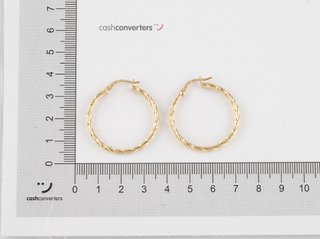 argollas oro 18k