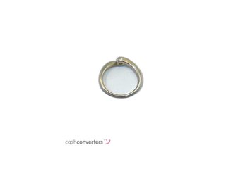 anillo plata 925mm con piedra con diamante de laboratorio