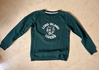 Sudadera verde Long Island Tigers