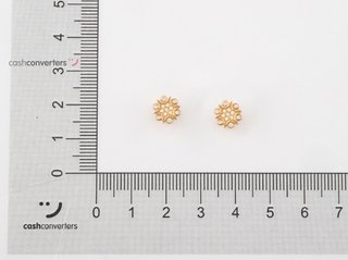 pendientes oro 18k con piedra