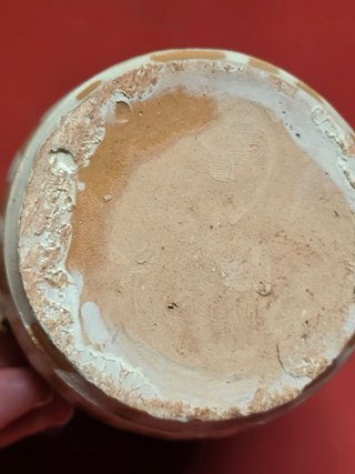 Brocca caraffa in ceramica marroncino