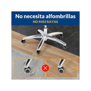 COSYLAND ruedas silla oficina silenciosas suaves