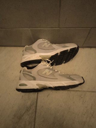 New Balance Scarpe Uomo Grigio Bianco