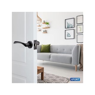 XFORT manijas puerta interior negro mate