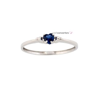 anillo oro 18k con piedra con circonita