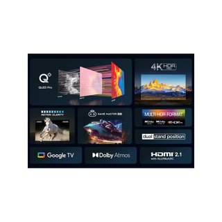 - TCL 55T7B Televisor QLED Pro 4K HDR