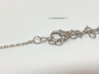 collar plata 925mm con piedra con circonita 19 5cm